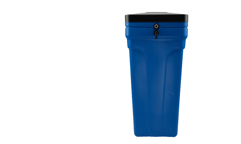 Compact brine tank for small softener